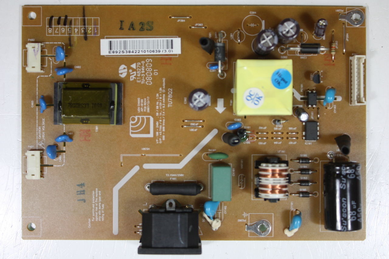Power Board AIP-0166 LIEN CHANG TU78Q2 For LG LCD - Click Image to Close